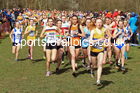 Womens Under-17s 2022 CAU Inter Counties Cross Country, Prestwold Hall, Loughborough.  Photo: David T. Hewitson/Sports for All Pics
